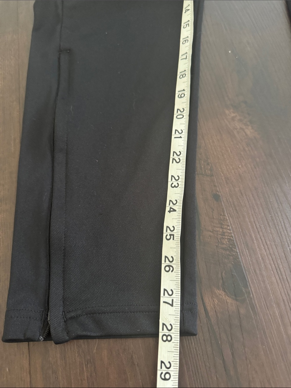 Adidas Mens Joggers Track Pants Three Stripes Black White Large Zippered Ankle - Picture 3 of 8